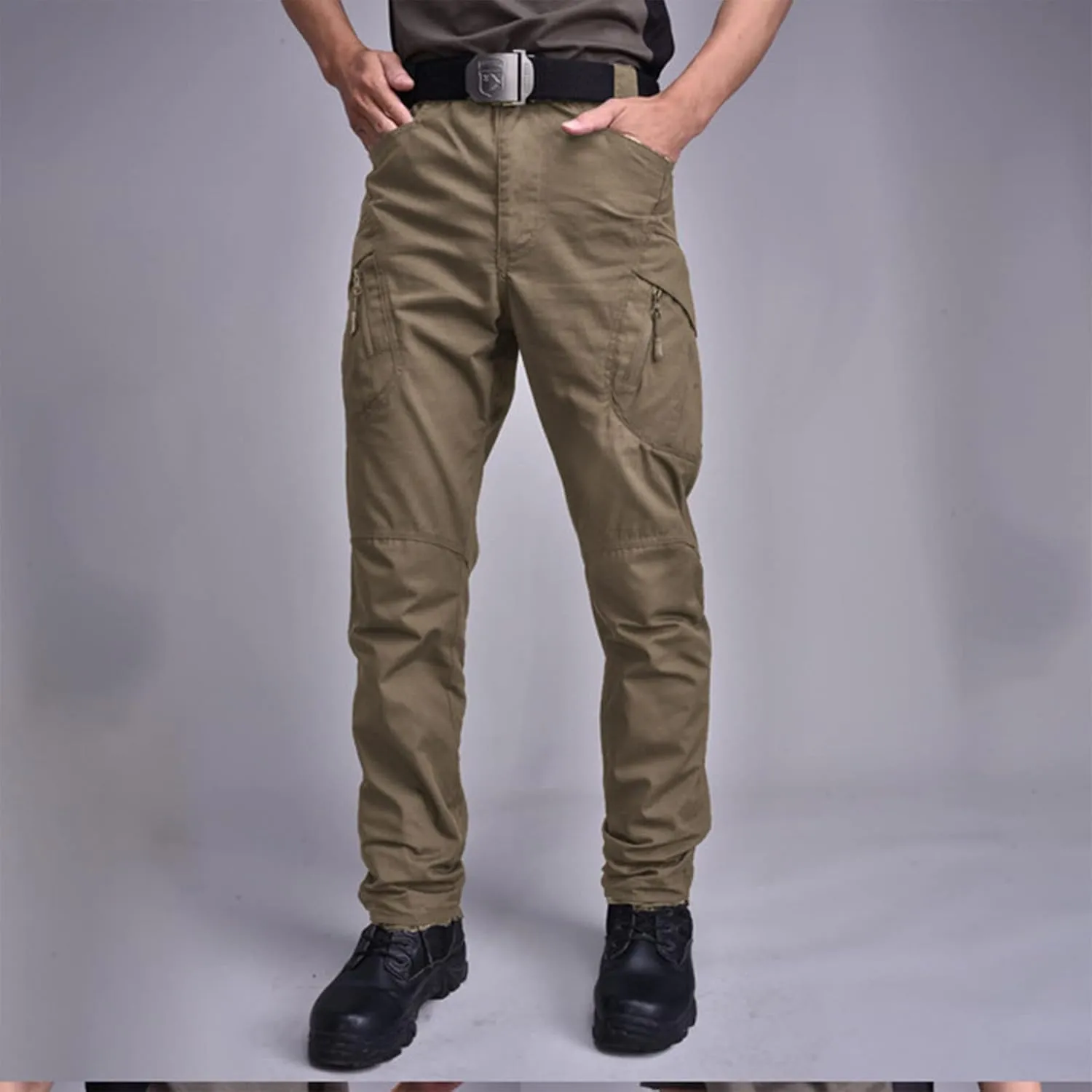 Tactical Cargo Pants Men's Ripstop Cargo Pants Tactical Pants for Men Outdoor Waterproof Hiking Pants with Multi Pockets