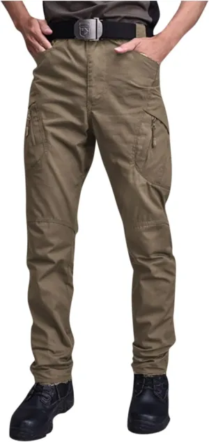 Tactical Cargo Pants Men's Ripstop Cargo Pants Tactical Pants for Men Outdoor Waterproof Hiking Pants with Multi Pockets