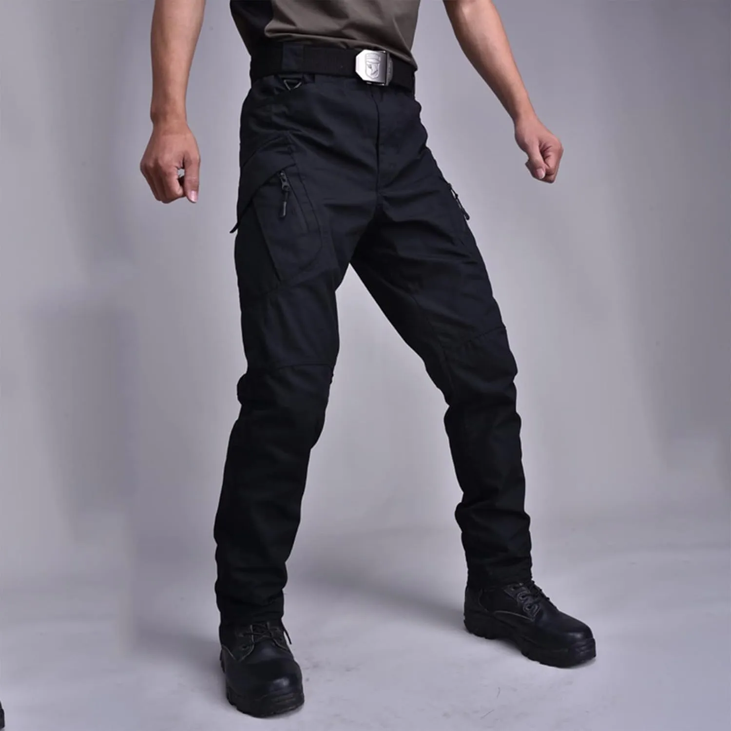 Tactical Cargo Pants Men's Ripstop Cargo Pants Tactical Pants for Men Outdoor Waterproof Hiking Pants with Multi Pockets