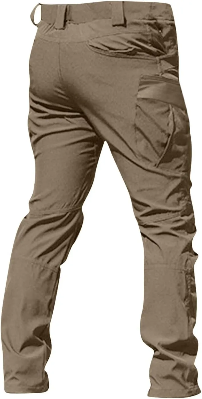 Tactical Cargo Pants Men's Ripstop Cargo Pants Tactical Pants for Men Outdoor Waterproof Hiking Pants with Multi Pockets