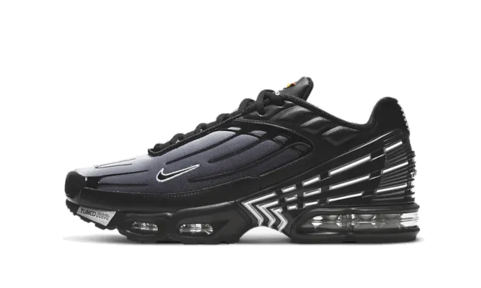 Comfortable elasticity Air Max Plus 3 Black White