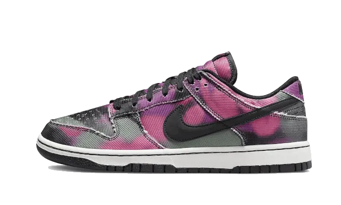 Dunk Low Graffiti Pink Canvas Upper Quick Wear