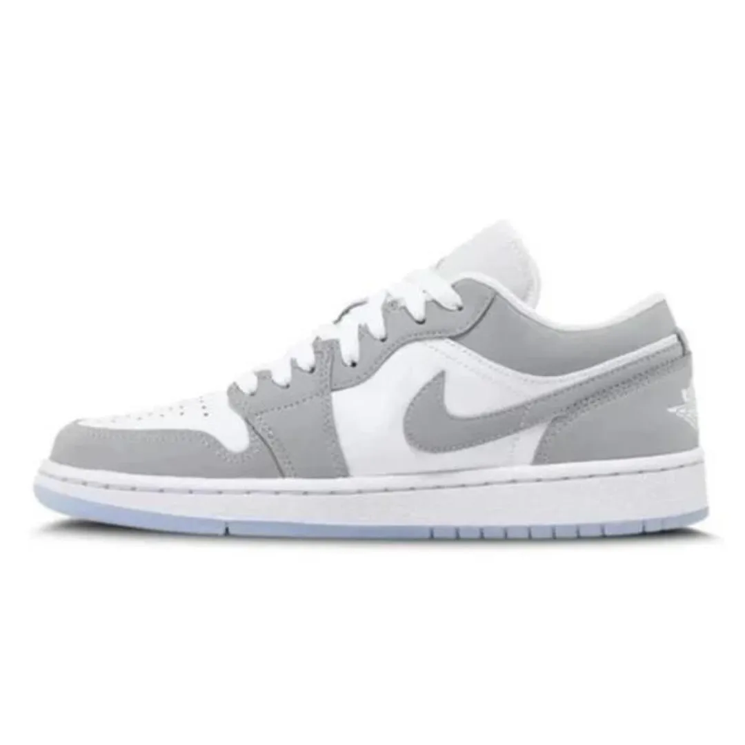 agility running shoe enhancement short - distance - runner Air Jordan 1 Low Wolf Grey (W)