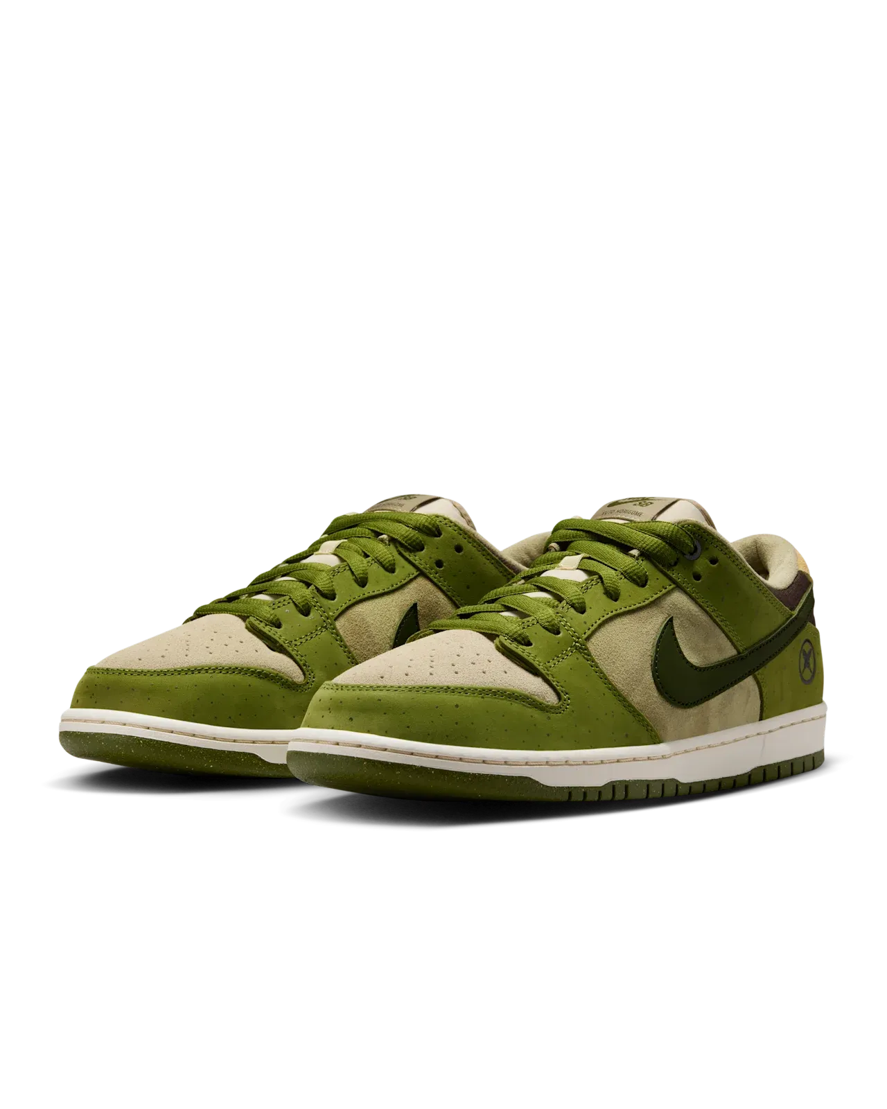 Lace Up Closure Systems Pressure Relief Insoles Nike SB Dunk Low Yuto Horigome Matcha