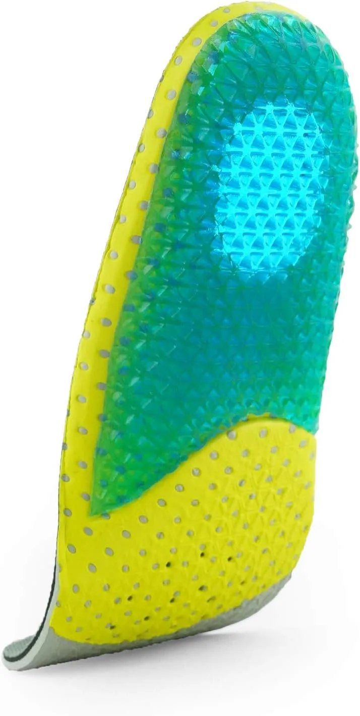 Toddler Running Gel Insoles Kids Shock Absorbing Arch Support Silicone Material Insoles Good Feet Step Aid Toddler (Big Kid US 4.5-5 (9 1/8-9 1/2))