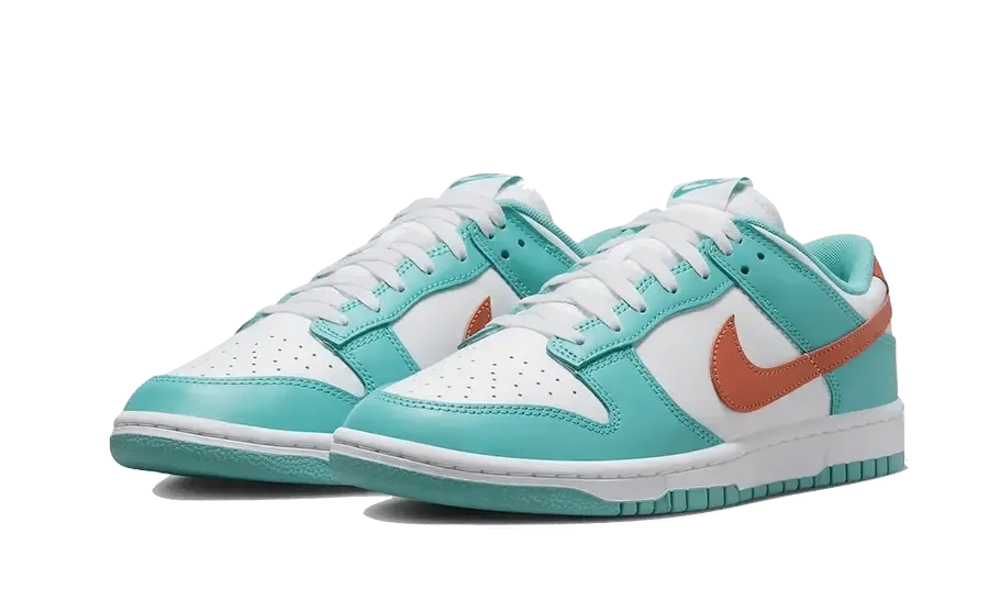 Cushioned arch Heel counter Dunk Low Miami Dolphins