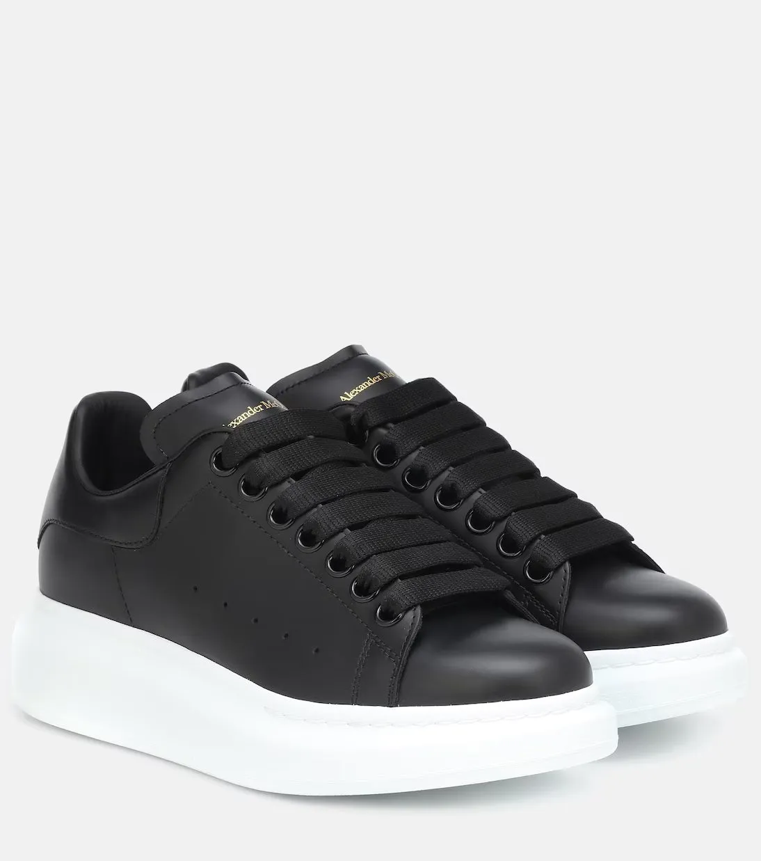 Alexander McQueen Oversized leather sneakers Ergonomic Frame