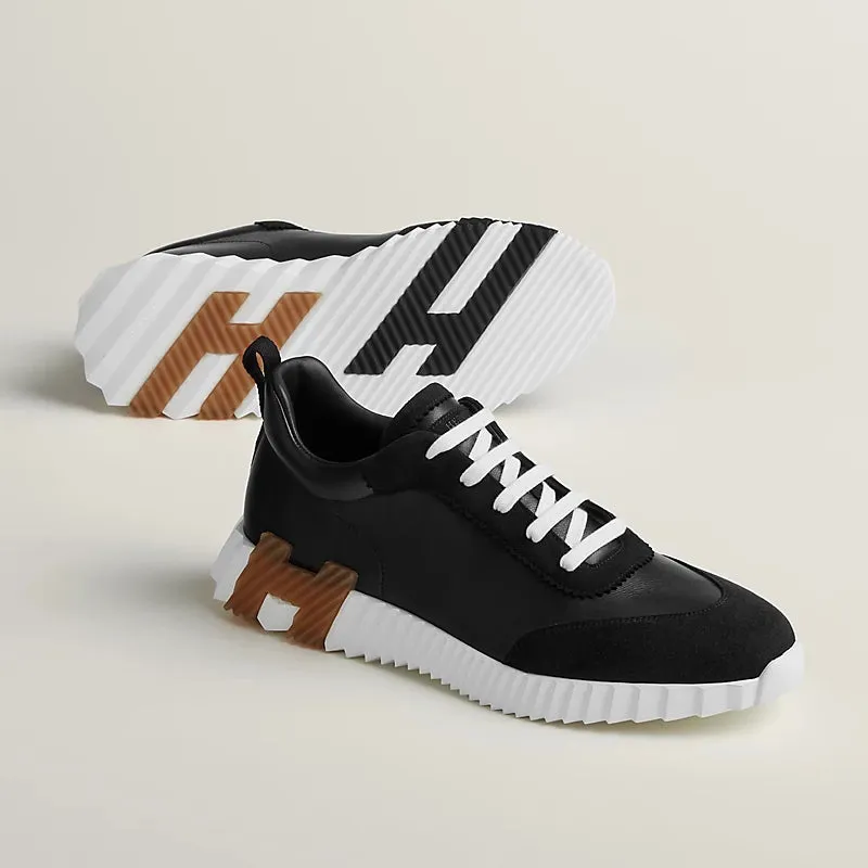 HermesSneakers Bouncing Black Odor Resistant Lining Cool Streetwear
