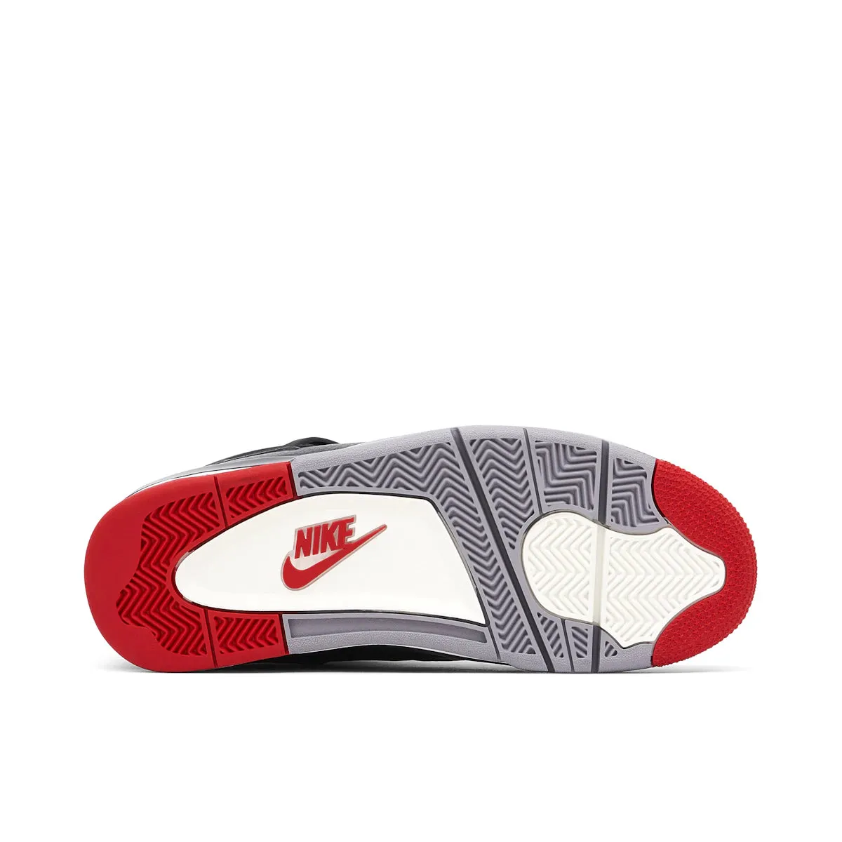Jordan 4 Retro Bred Reimagined tapered toe - box