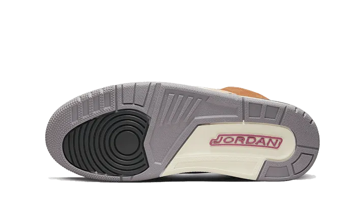 High arch support Air Jordan 3 Retro Winterized Archeo Brown