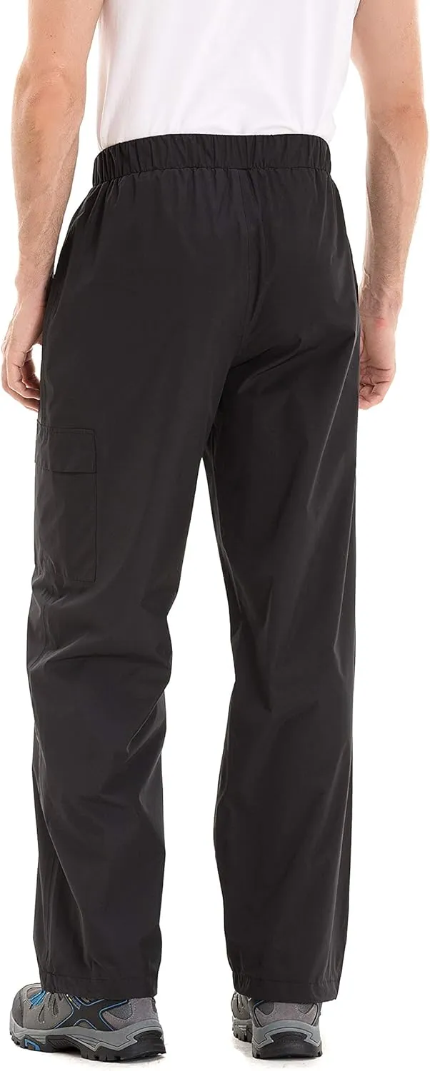 TRAILSIDE SUPPLY CO. Men's Snow Rain Pants Basic Insulated Workout Pants,Waterproof,Windproof