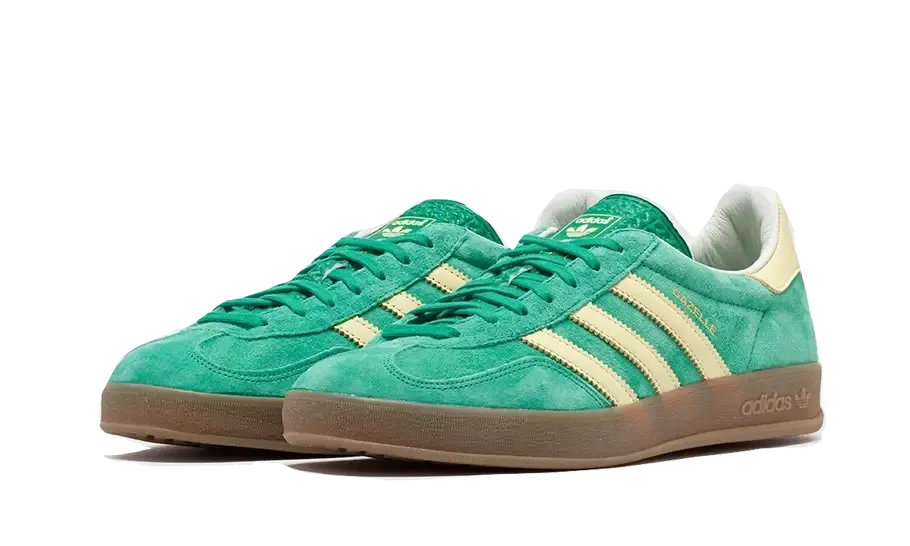 Gazelle Indoor Semi Court Green Smooth Fit Soft Support
