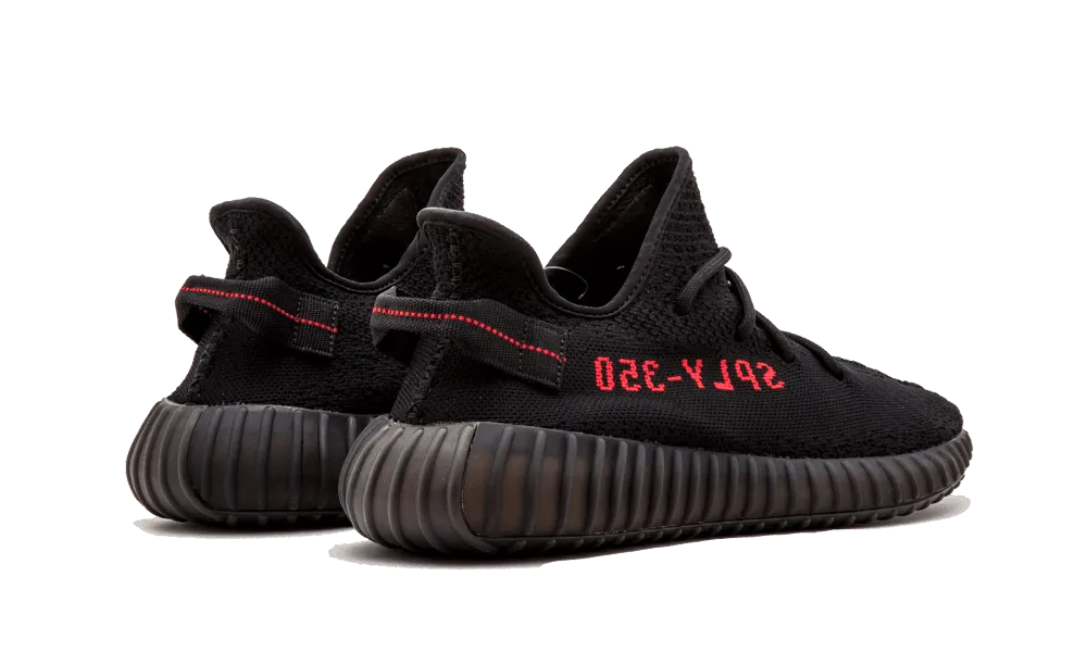 Yeezy Boost 350 V2 Black Red Sun Path