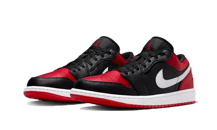 Air Jordan 1 Low Alternate Bred Toe Classic Design Adjustable Fit Technology