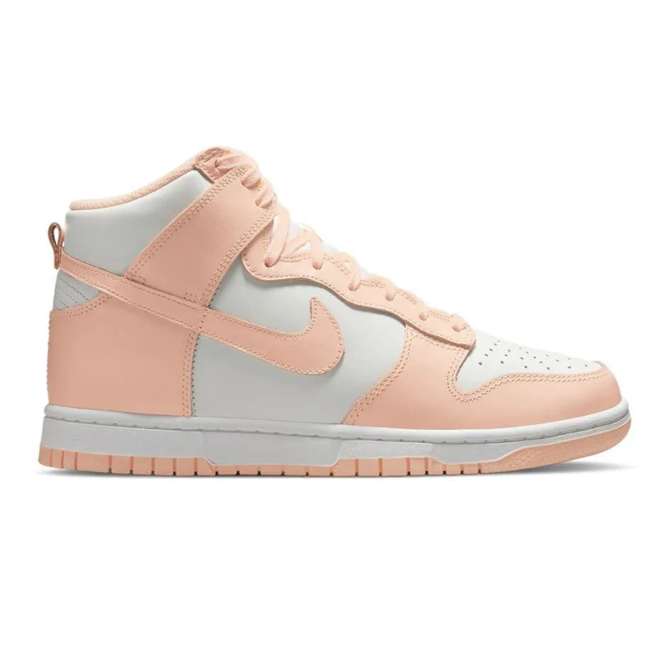 Street Smart Smooth Fit Nike Dunk High Sail Crimson Tint (W)