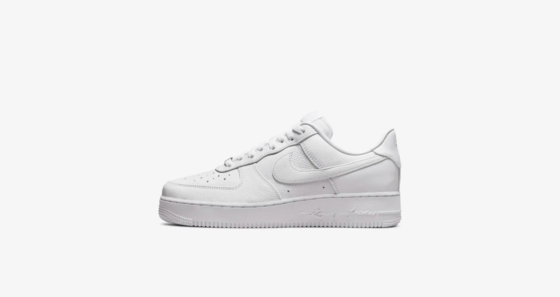Urban Chill Nike NOCTA Air Force 1 White "Love You Forever"