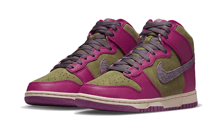Lace System Dunk High Dynamic Berry