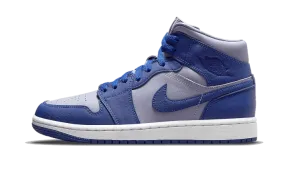 Fast Wear Air Jordan 1 Mid SE Iron Purple Deep Royal