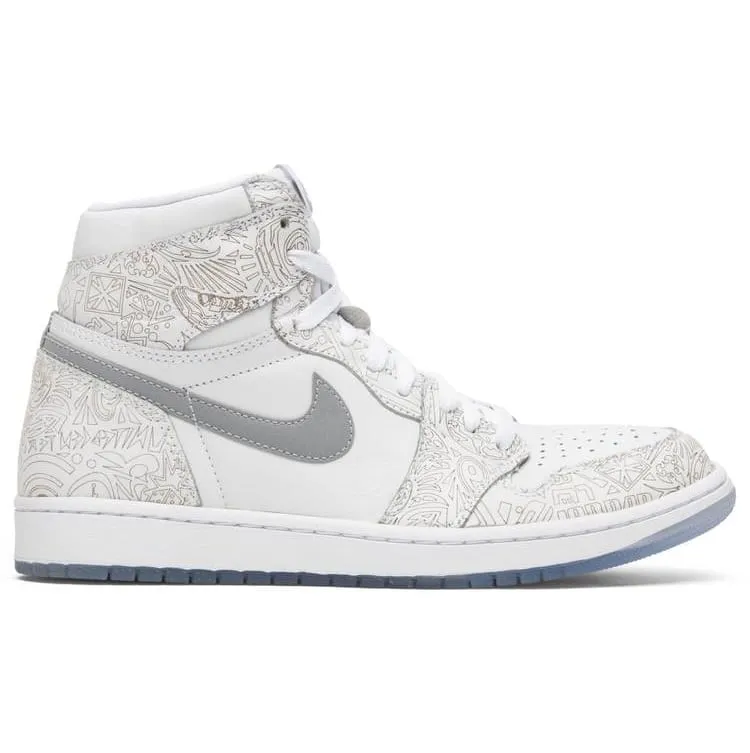 Air Jordan 1 Retro High 30th Anniversary Laser carbon fiber sole shoes Stable base