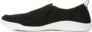 Vionic Women's Malibu Slip-ons Sneakers, Black Canvas, 6.5