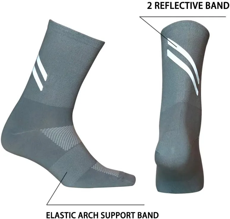 VWU Mens Womens Sports Socks Athletic Socks for Running Cycling Basketball Hiking Crew
