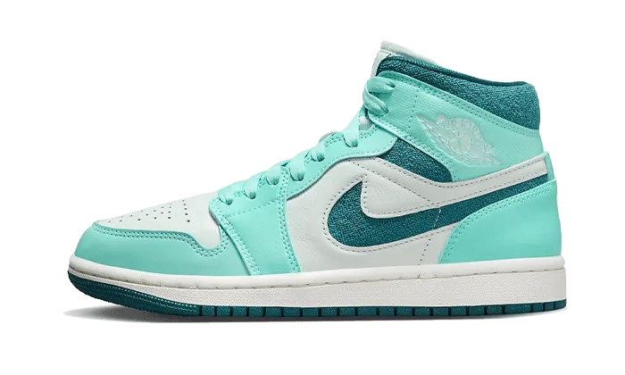Easy Support Unlined Comfort Air Jordan 1 Mid Bleached Turquoise