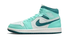 Easy Support Unlined Comfort Air Jordan 1 Mid Bleached Turquoise