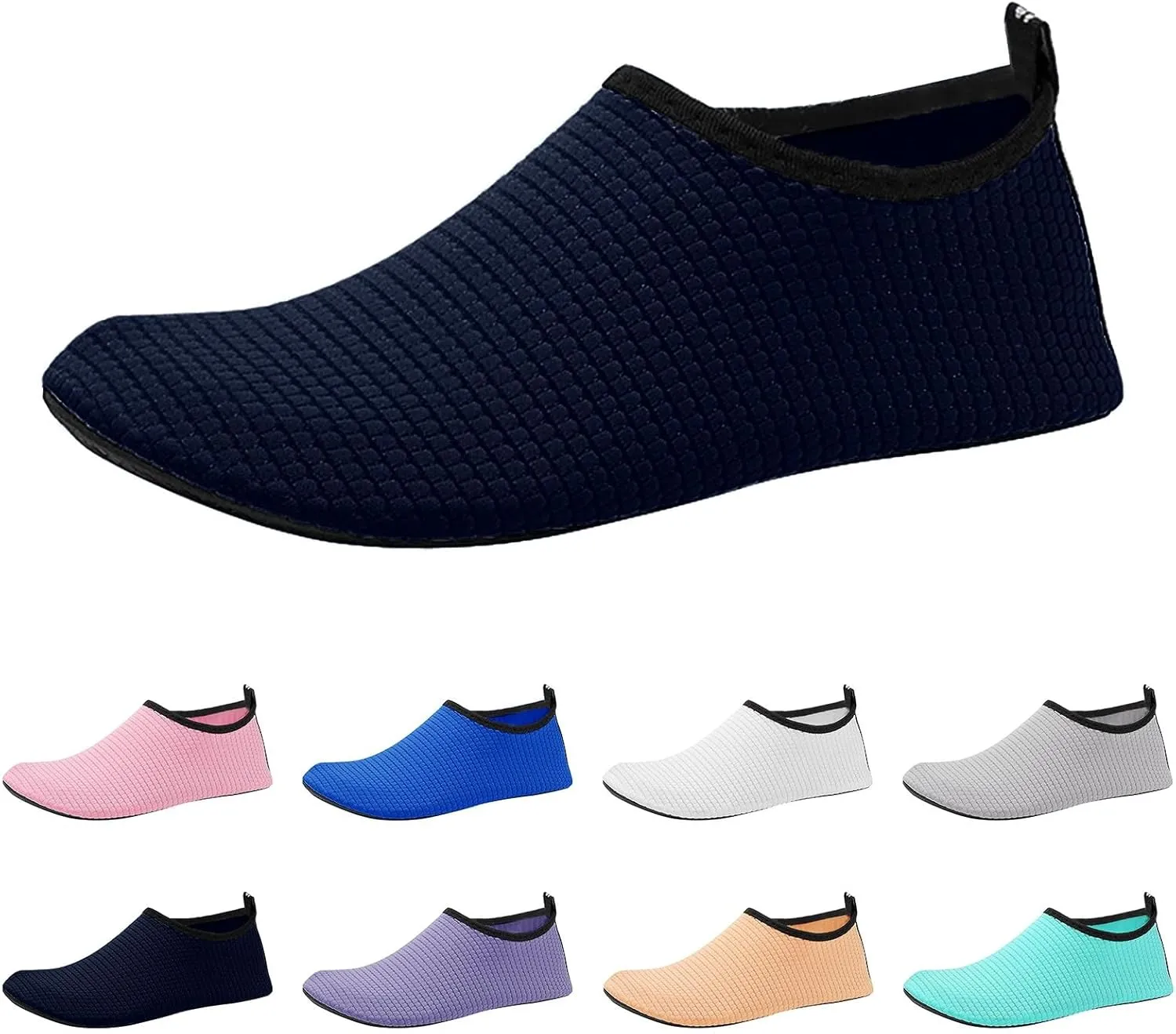 Water Shoes Quick-Dry Barefoot Slip-on for Beach Pool Swim River Yoga Sport Shoes Lightweight Breathable Low Top Sneaker