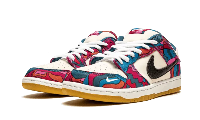 SB Dunk Low Parra (2021) Adaptive Flex Notches