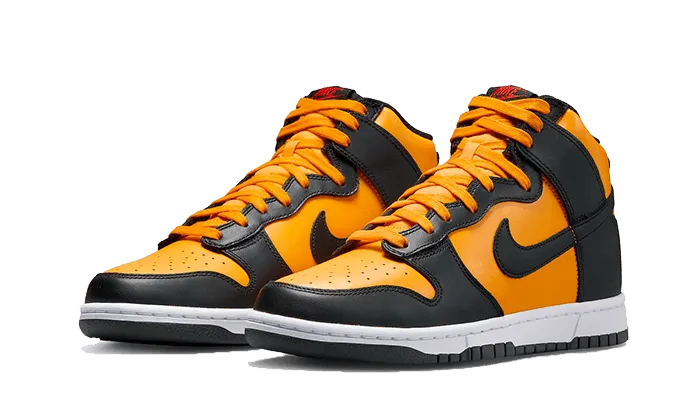 Dunk High Reverse Goldenrod Structured silhouette