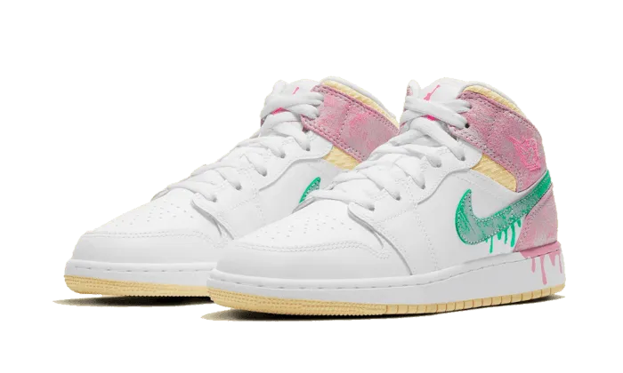 Glam shock absorption Air Jordan 1 Mid SE Paint Drip