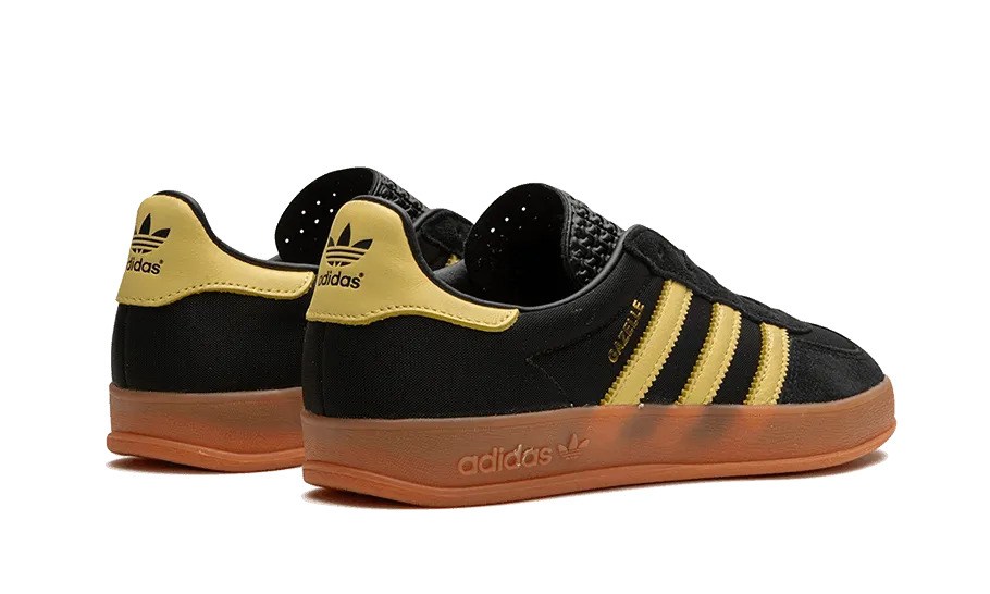 Gazelle Indoor Core Black Almost Yellow Cushioned Sole