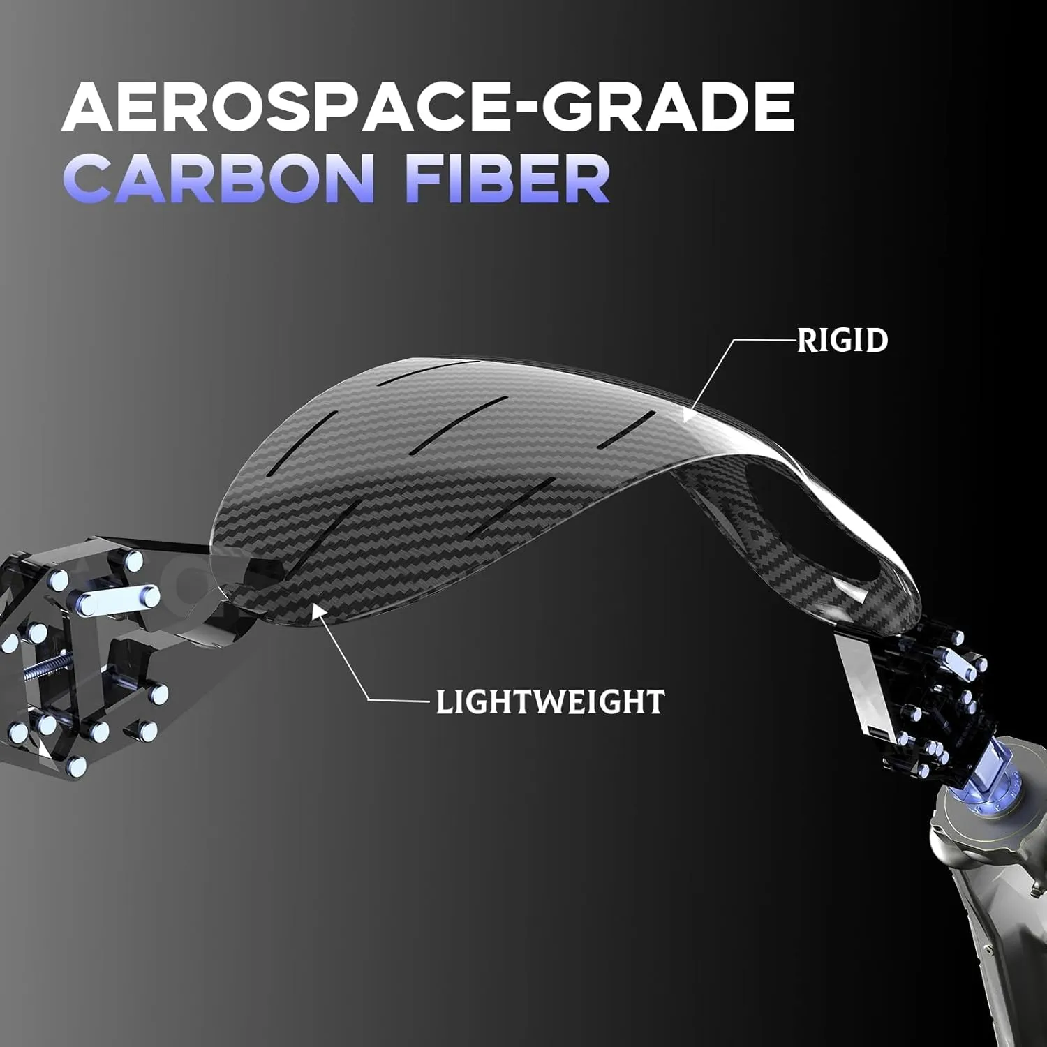 Welnove Carbon Fiber Sport Insoles with Arch Support, Shock Absorbing Performance Insoles for High Impact Sport- Increased Performance,Injury Protection- for Roomy Fit - 9.5-10.5 Men, 11-12 Women