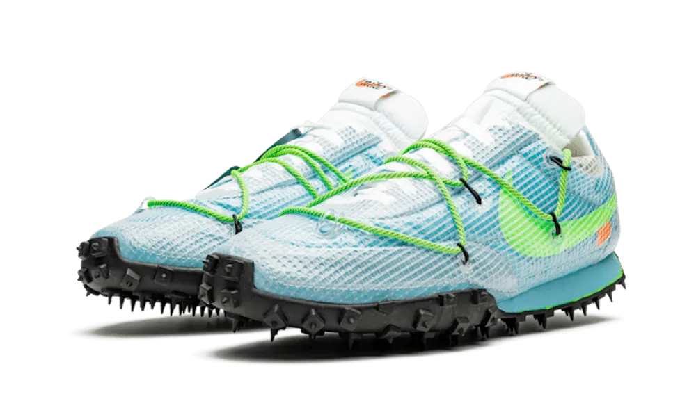 flat sole shoes Waffle Racer Off-White Vivid Sky