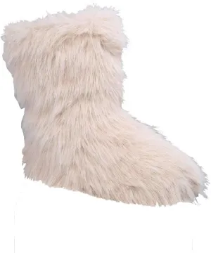 Wild Diva Melanie-21 Women's Faux Fur Fluffy Short Snow Mid-Calf Boots Warm Comfortable Outdoor Furry Shoes