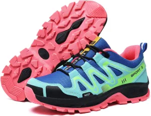 Women Fashion Walking Shoes Mesh Casual Lace-Up Non-Slip Lightweight Comfortable Breathable Running Tennis Sneakers for Women