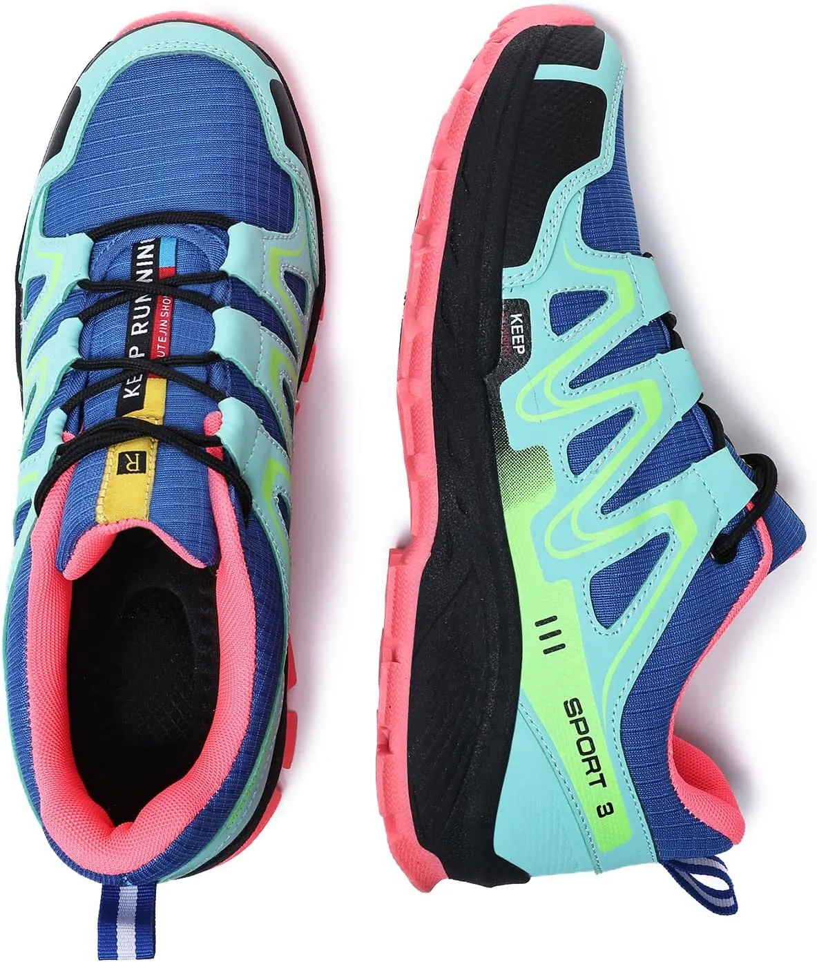 Women Fashion Walking Shoes Mesh Casual Lace-Up Non-Slip Lightweight Comfortable Breathable Running Tennis Sneakers for Women