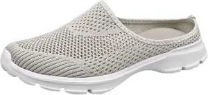 Women Mesh Sneaker Summer Slip On Casual Sneakers Comfortable Breathable Lightweight Walking Shoes with Arch Support
