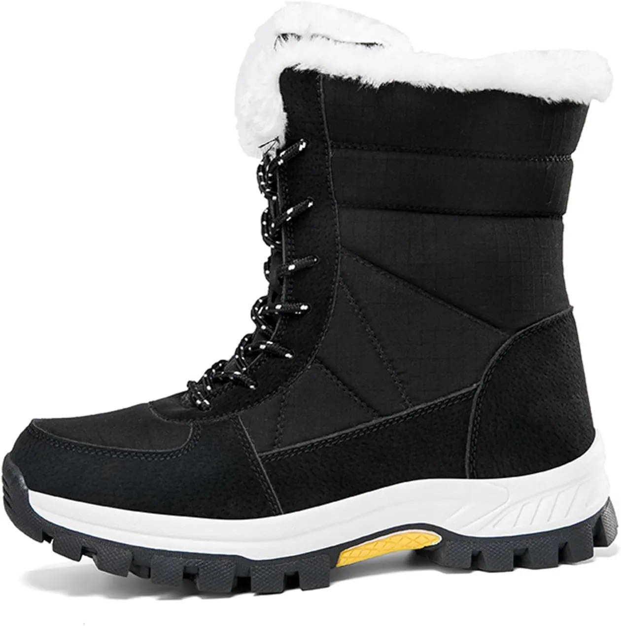 Women Snow BootsFashion New Pattern Simple Solid Color Autumn And Winter Thickened Insulation Winter Mud Boots