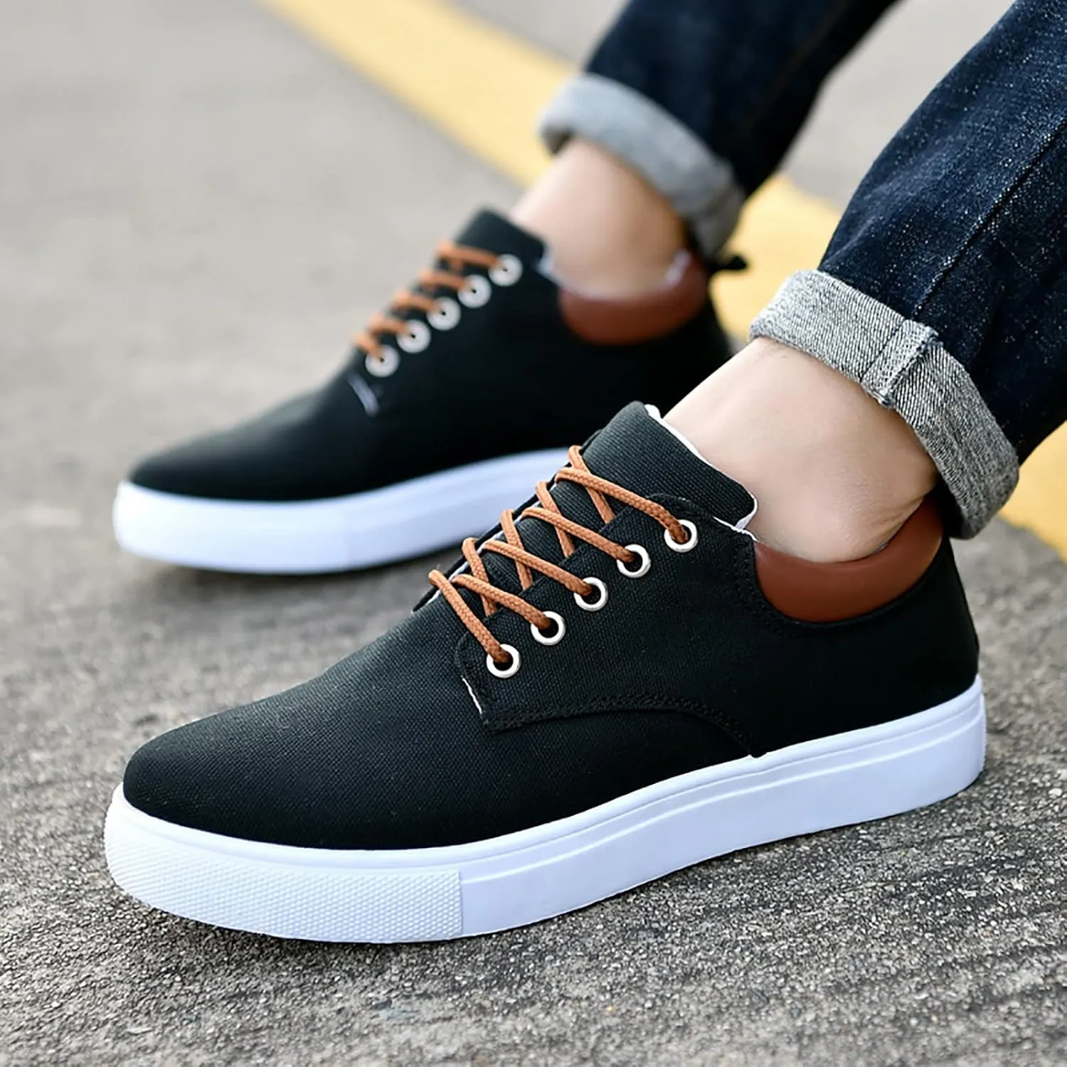 Women Walking Shoes Woven Orthopedic Soft Arch Support Lightweight Sneakers Breathable Slip On Mesh Flat Shoes