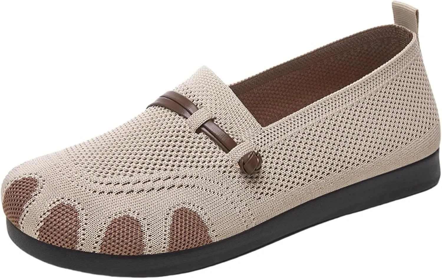 Women Woven Comfy Orthopedic Walking Shoes, 2025 New Women's Breathable Slip On Arch Support Non-Slip Sneakers Wide Width Running Shoes