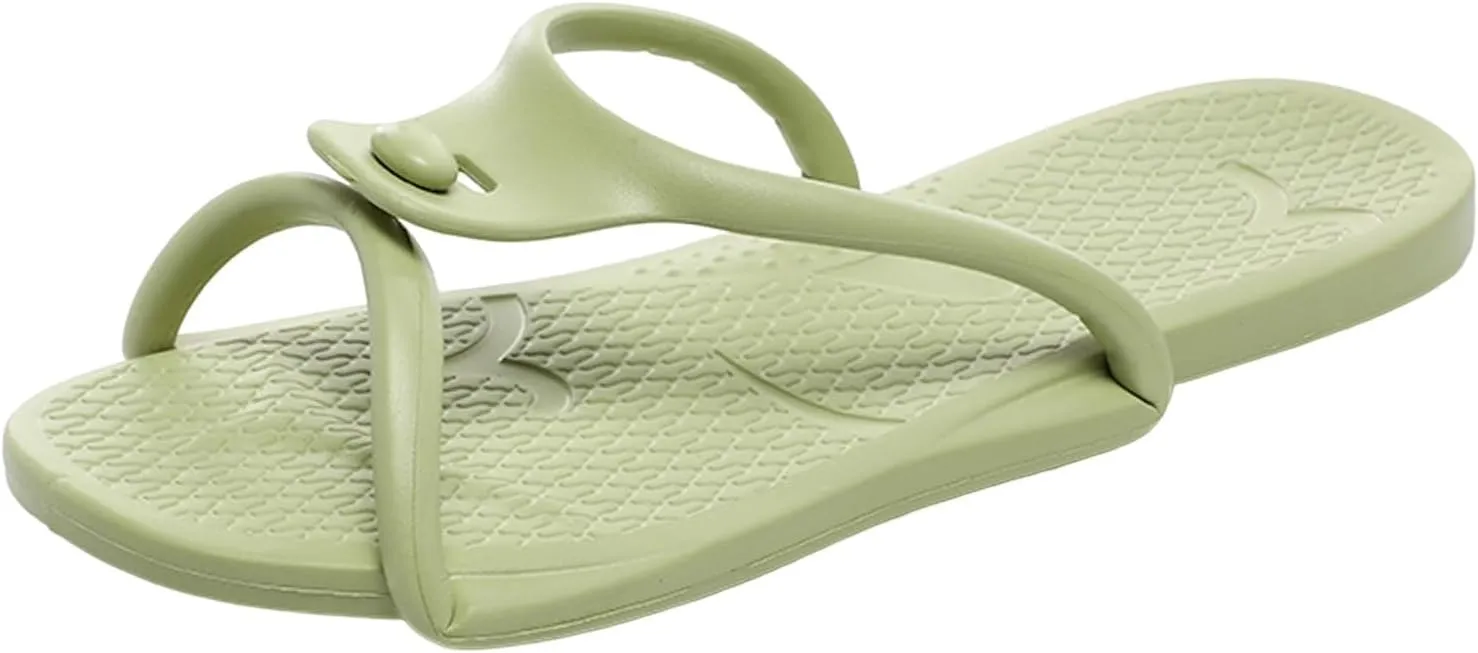Womens Fashion Orthotic Flip Flops Thong Sandal Comfortable Soft Sole Foldable Slippers