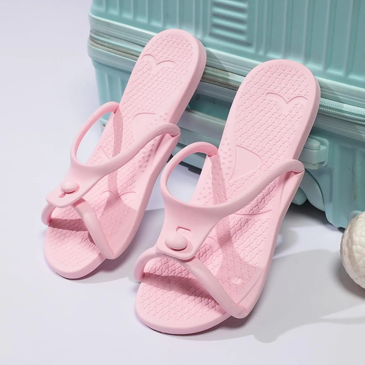 Womens Fashion Orthotic Flip Flops Thong Sandal Comfortable Soft Sole Foldable Slippers