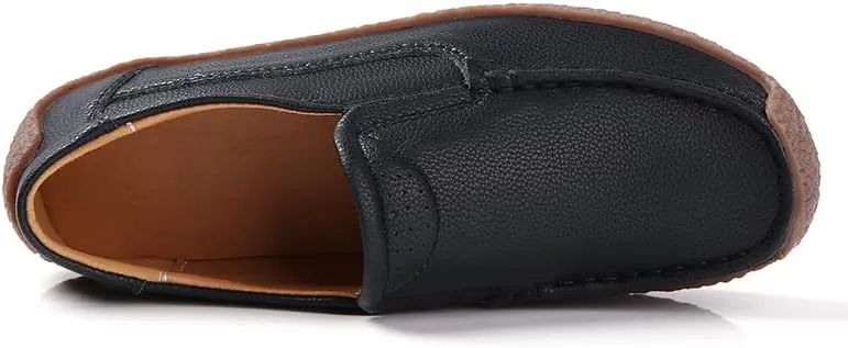 Women's Flat Loafers, Non-Slip Ultra-Light Women's Casual Shoes Breathable Comfortable Women's Boat Shoes Suitable for Walking, Driving
