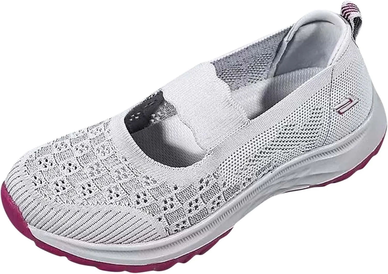 Women's Mesh Sneaker Comfortable Breathable Lightweight Casual Sneaker Summer Slip On Walking Shoes Wide Width Running Shoes