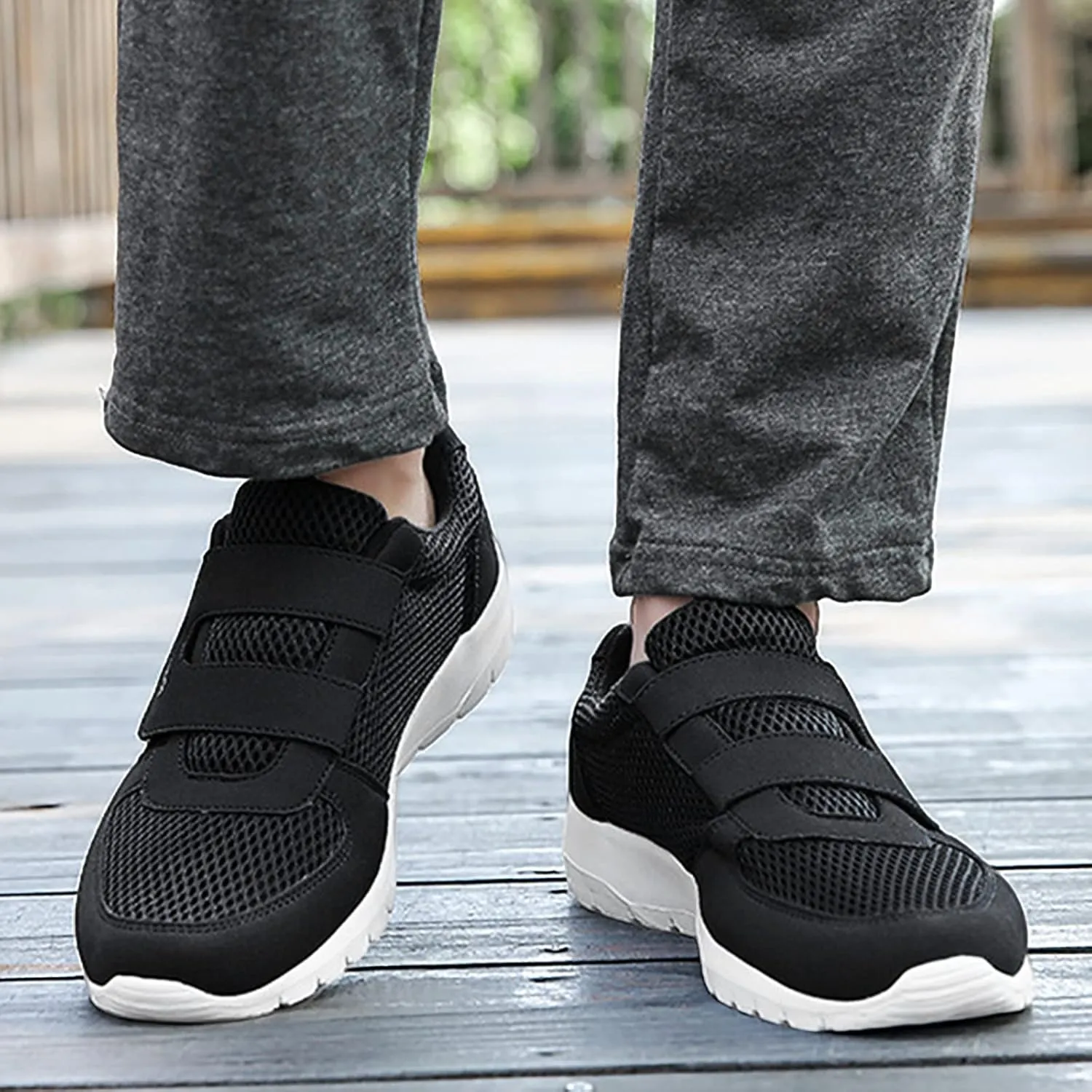 Womens Mesh Sneakers with Arch Support Comfortable Casual Sneaker Breathable Slip On Running Shoes Wide Width Orthopedic Walking Shoes
