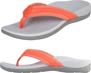 Women's Orthotic Flip Flops Arch Support Sandals for Plantar Fasciitis Flat Feet Heel Pain Relief, Soft Shock-Absorbing Beach Toe-post Sandal Supportive Comfort Orthopedic Flip Flop