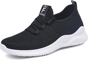 Women's Running Shoes Slip On Light Breathable Non Slip Mesh Sneakers Workout Non Slip Athletic Sports Shoes