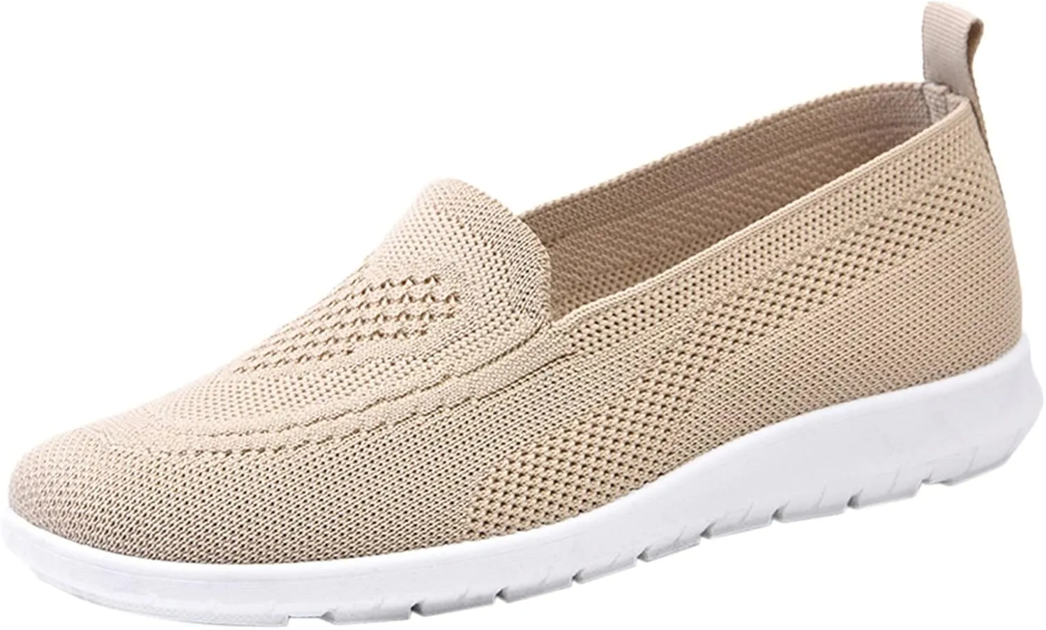 Women's Slip on Sneakers Shoes Woven Orthopedic Breathable Soft Shoes Walking Diabetic Foam Shoes Hands Free Slip in