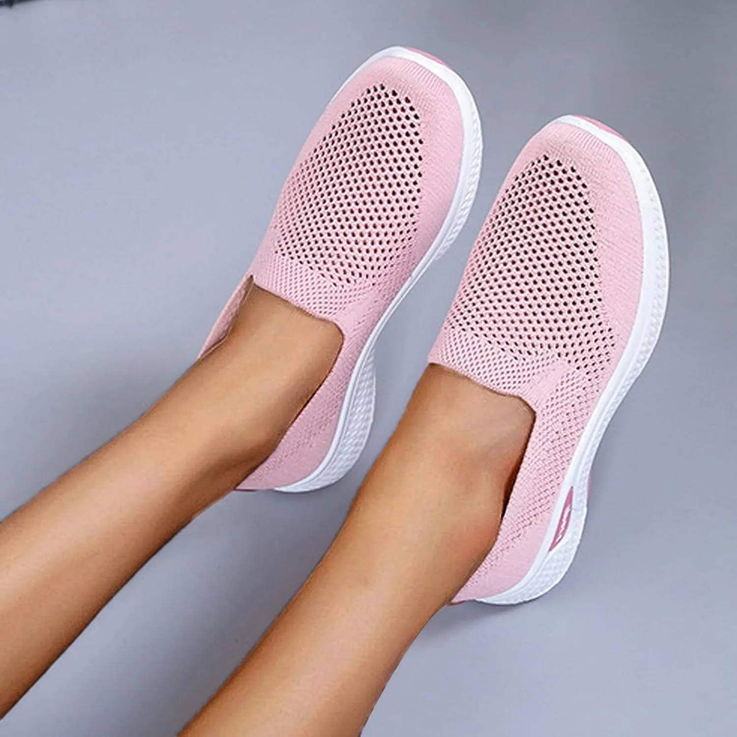 Women's Tennis Shoes Women Running Shoes Women's Slip on Walking Running Shoes Casual Fashion Comfort Sport Shoes